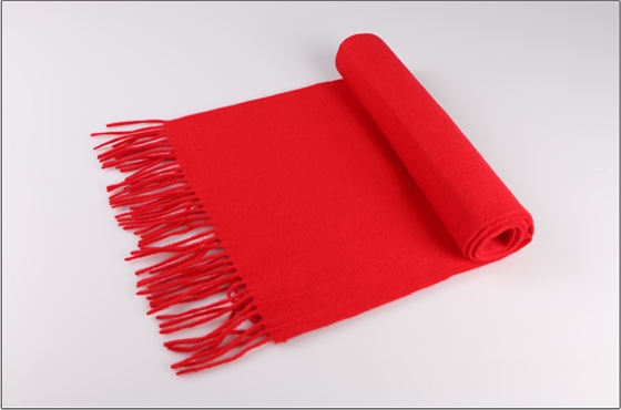 大紅圍巾 羊絨圍巾 禮品圍巾 圍巾定制