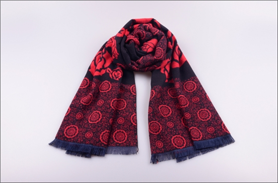 拉絨提花披肩 女士披肩