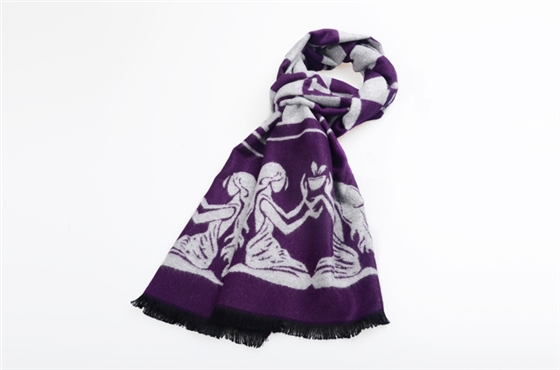 星座圍巾 拉絨圍巾 圍巾批發 圍巾定制