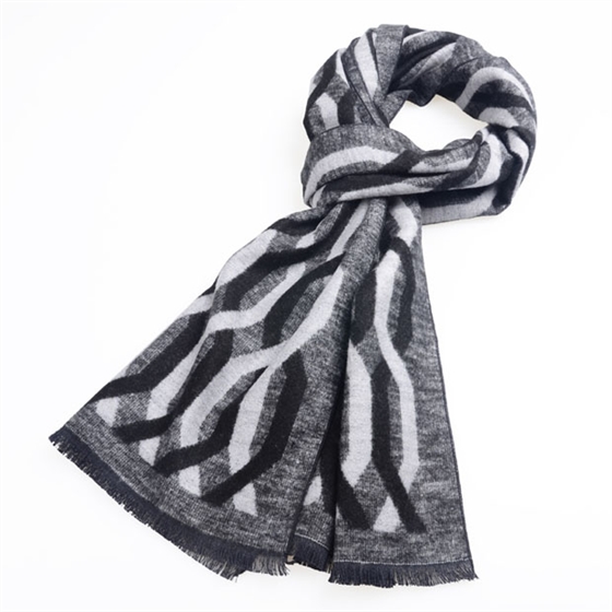 線條圍巾