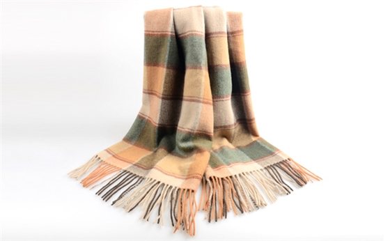 格子羊毛圍巾