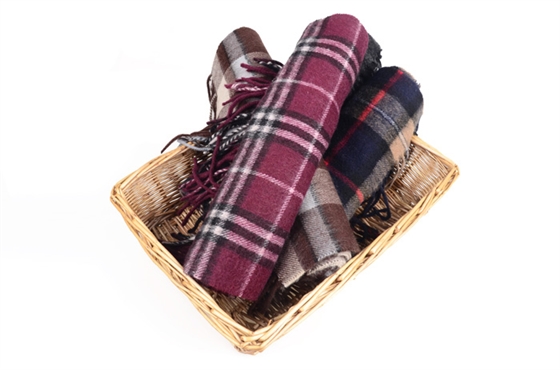 羊毛圍巾 男士圍巾 格子圍巾