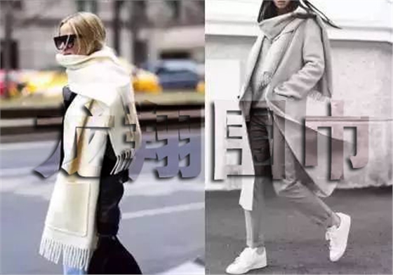 圍巾上身效果圖 圍巾上身效果圖