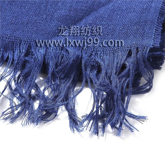 藍(lán)色男士圍巾