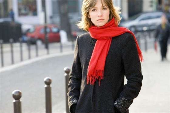 圍巾套頭圍法 圍巾套頭圍法