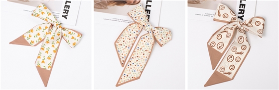 長條絲巾搭配圖