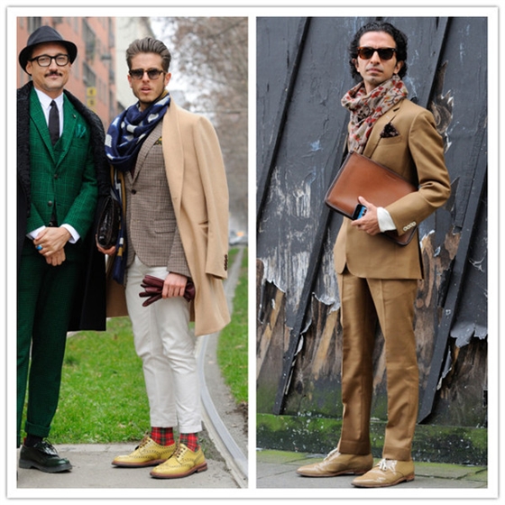 男士圍巾搭配方法:繞頸式 男士圍巾搭配方法:繞頸式