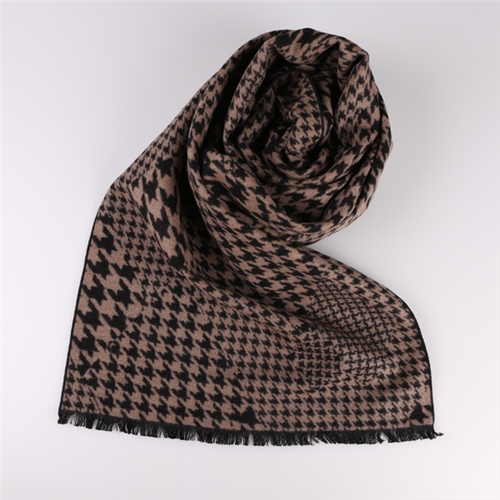新款千鳥格圍巾