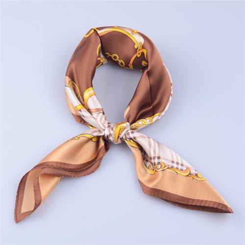 素縐緞真絲圍巾