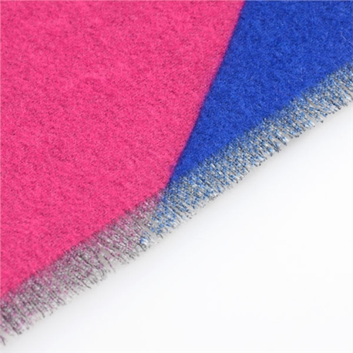 秋冬印花開叉披肩