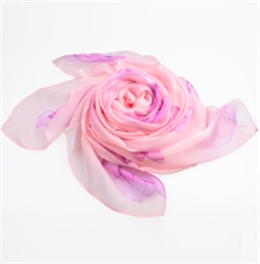 長款百搭雪紡絲巾