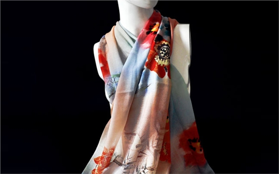 品牌推薦:圍巾女絲巾 圍巾圖