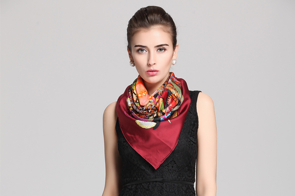 印花圍巾 真絲圍巾