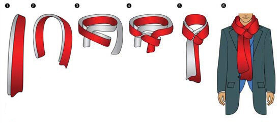 真絲圍巾 男士圍巾