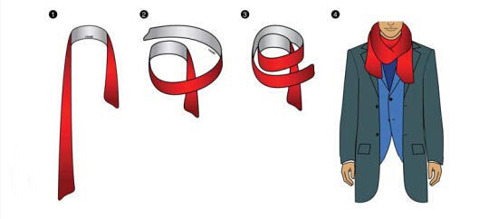 真絲圍巾 男士圍巾