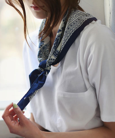 春季絲巾 印花圍巾