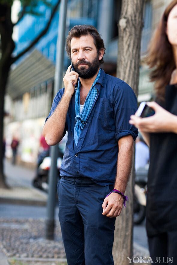 男士圍巾搭配 男士圍巾搭配