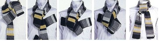 男士圍巾 男士圍巾的系法 男士圍巾 男士圍巾的系法