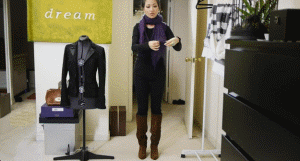 圍巾的系法 秋冬圍巾