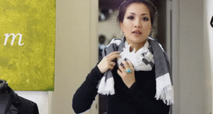 圍巾的系法 秋冬圍巾