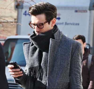 男士圍巾 男士圍巾的圍法 男士圍巾的搭配 男士圍巾 男士圍巾的圍法 男士圍巾的搭配