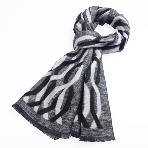 線條圍巾