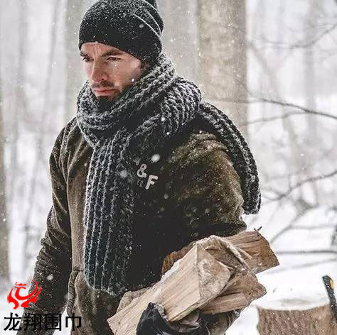 圍巾上身效果 圍巾上身效果