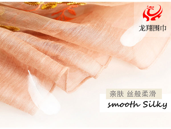 真絲圍巾效果圖