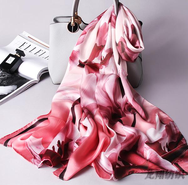 真絲圍巾 真絲圍巾