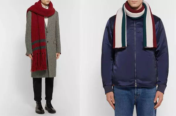 男士針織圍巾 男士針織圍巾