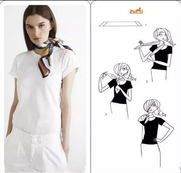 絲巾搭配小貼士 絲巾搭配小貼士