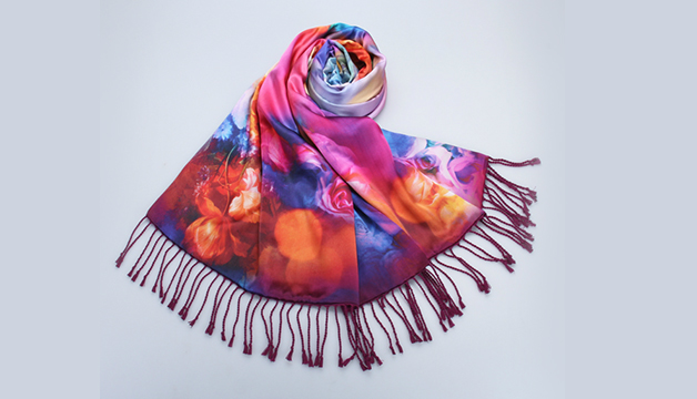 羊毛印花披肩 羊毛印花披肩