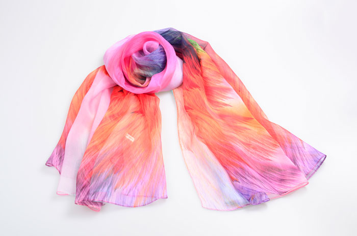 絢爛繽紛絲巾細節(jié)圖 繽紛絢爛絲巾細節(jié)圖