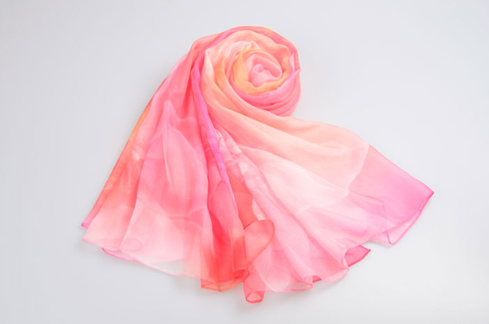 五光十色絲巾細節圖 五光十色絲巾細節圖