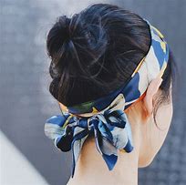 絲巾頭箍式戴法