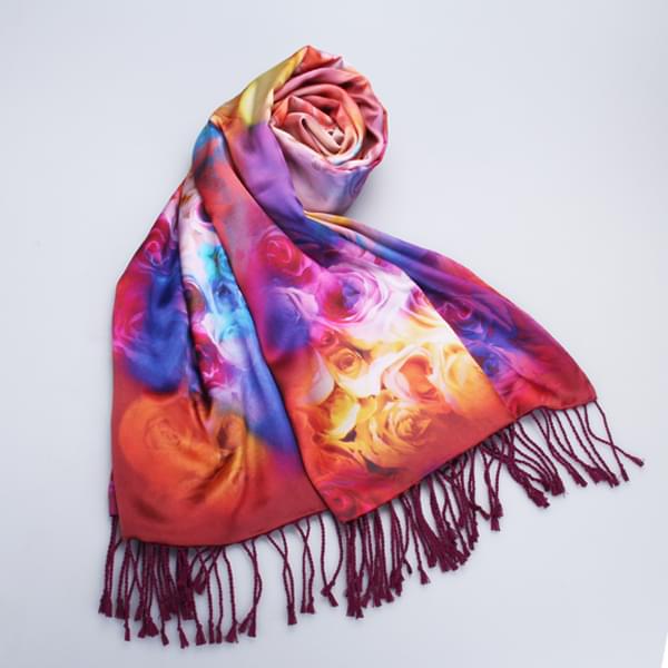 印花復(fù)合披肩 印花復(fù)合披肩