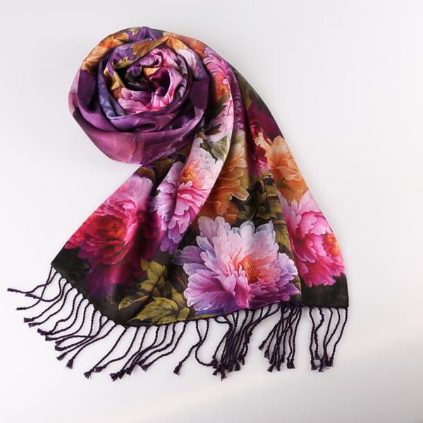 女士印花披肩 女士印花披肩