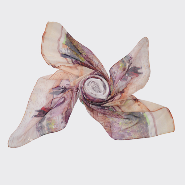 新款時尚飄逸真絲圍巾印花圍巾 女士圍巾 新款時尚飄逸真絲圍巾印花圍巾 女士圍巾