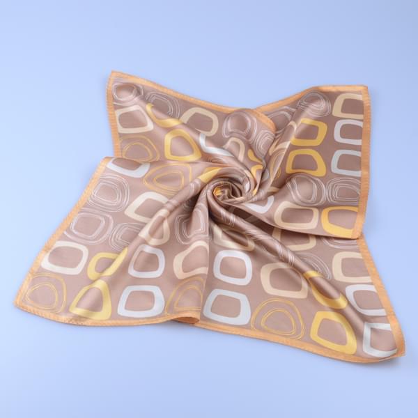 時尚印花小方巾 真絲圍巾 時尚印花小方巾 真絲圍巾