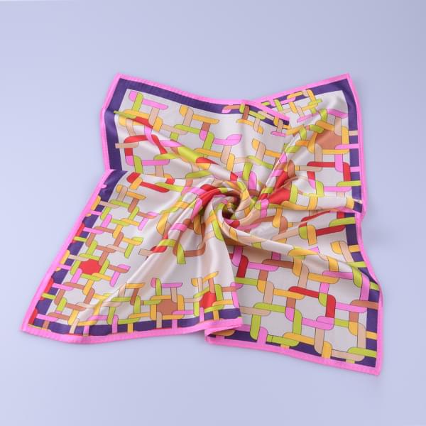 時尚印花真絲方巾 女士圍巾 圍巾批發圍巾定制 時尚印花真絲方巾 女士圍巾 圍巾批發圍巾定制