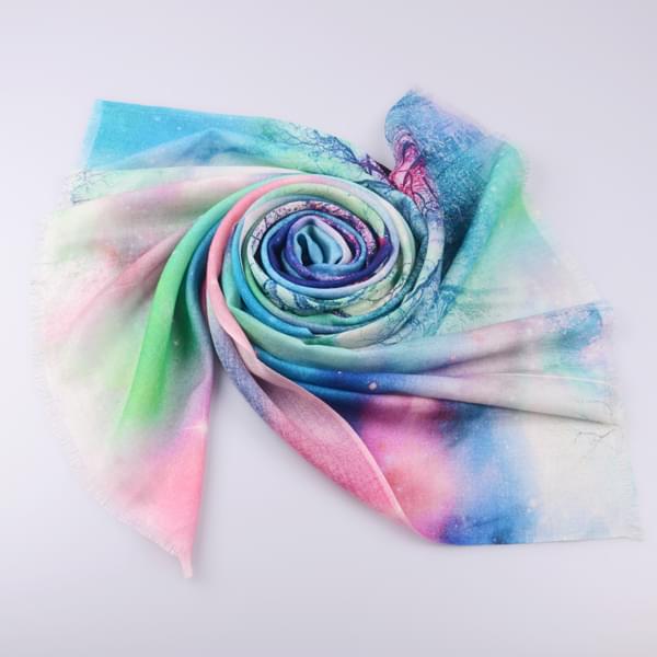 時尚純羊毛披肩 羊毛噴繪圍巾 圍巾批發 時尚純羊毛披肩 羊毛噴繪圍巾 圍巾批發