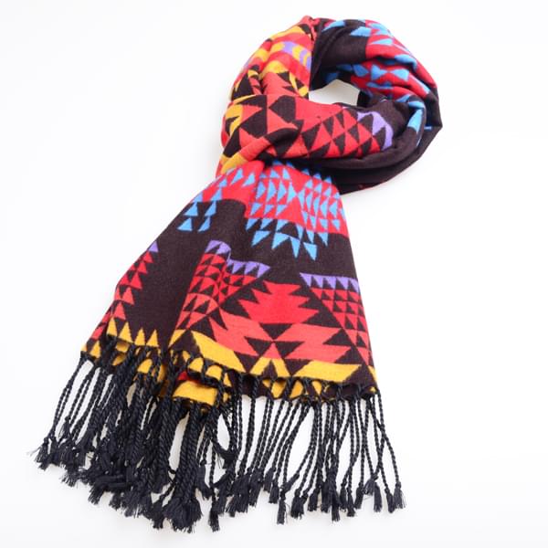 女士提花真絲披肩 女士提花真絲披肩