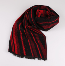 紅色條紋圍巾 紅色條紋圍巾