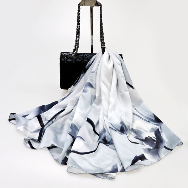 蓮開并蒂絲巾 蓮開并蒂絲巾