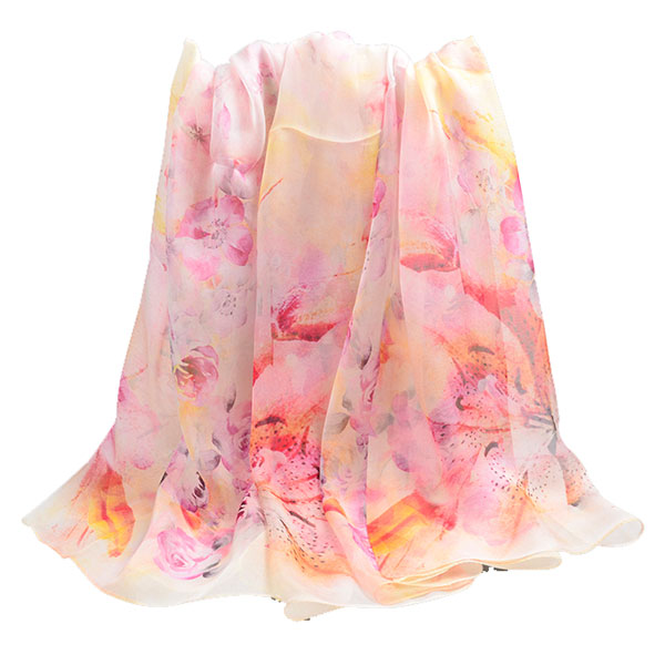 花團錦簇絲巾 花團錦簇絲巾